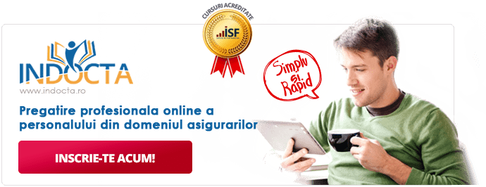 Indocta - Pregatire profesionala online a personalului din domeniul asigurarilor